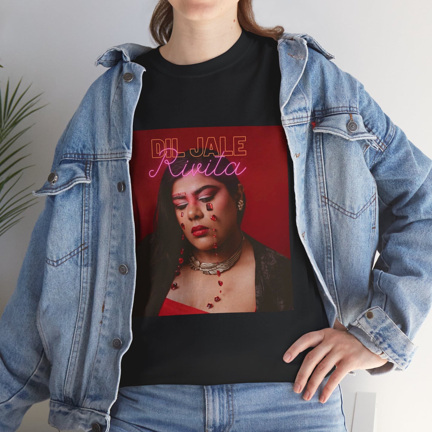 DIL JALE Front Print Vintage Tshirt