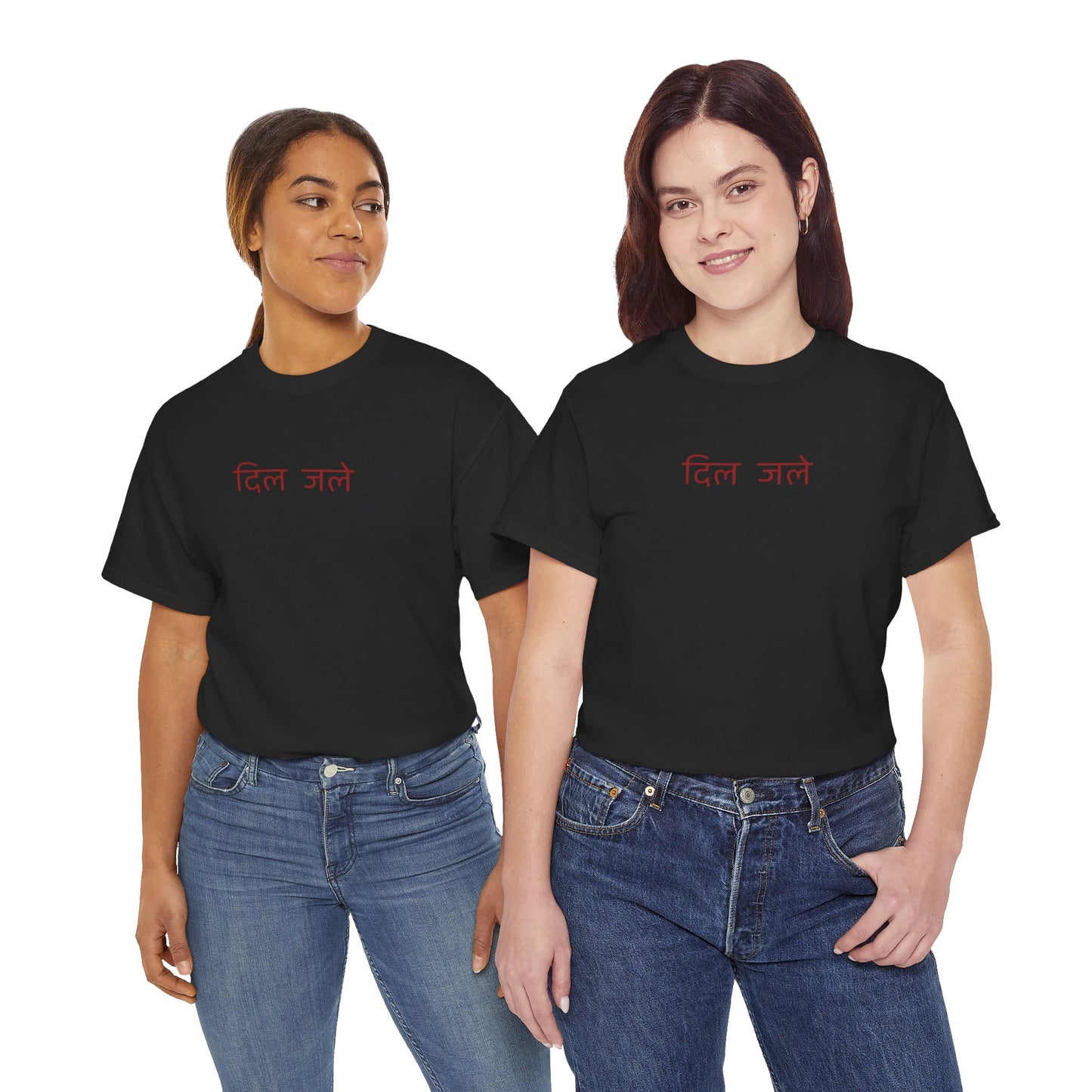 DIL JALE Vintage T‑Shirt Front and Back Print