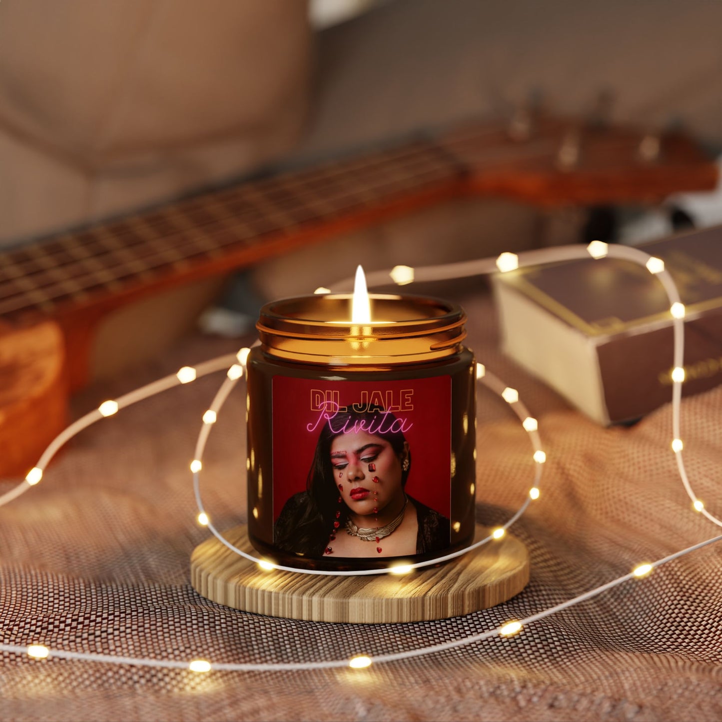DIL JALE Amber Jar Soy Candle