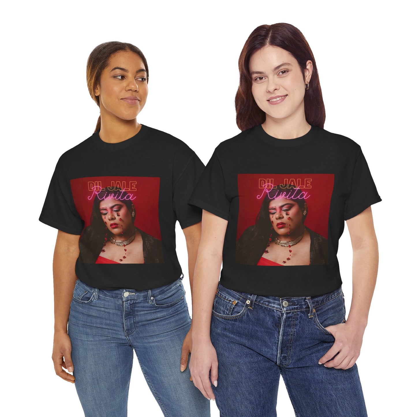 DIL JALE Front Print Vintage Tshirt