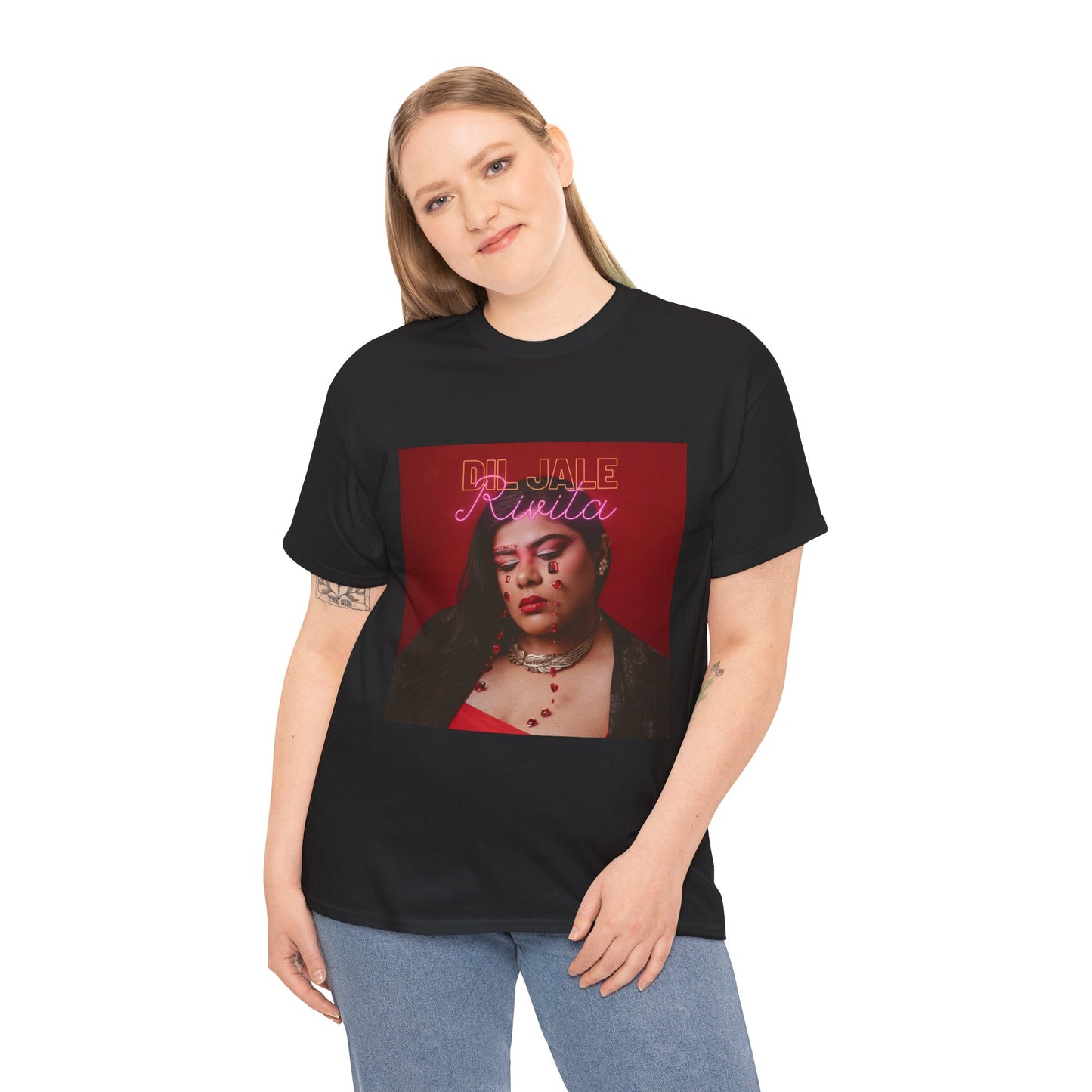 DIL JALE Front Print Vintage Tshirt