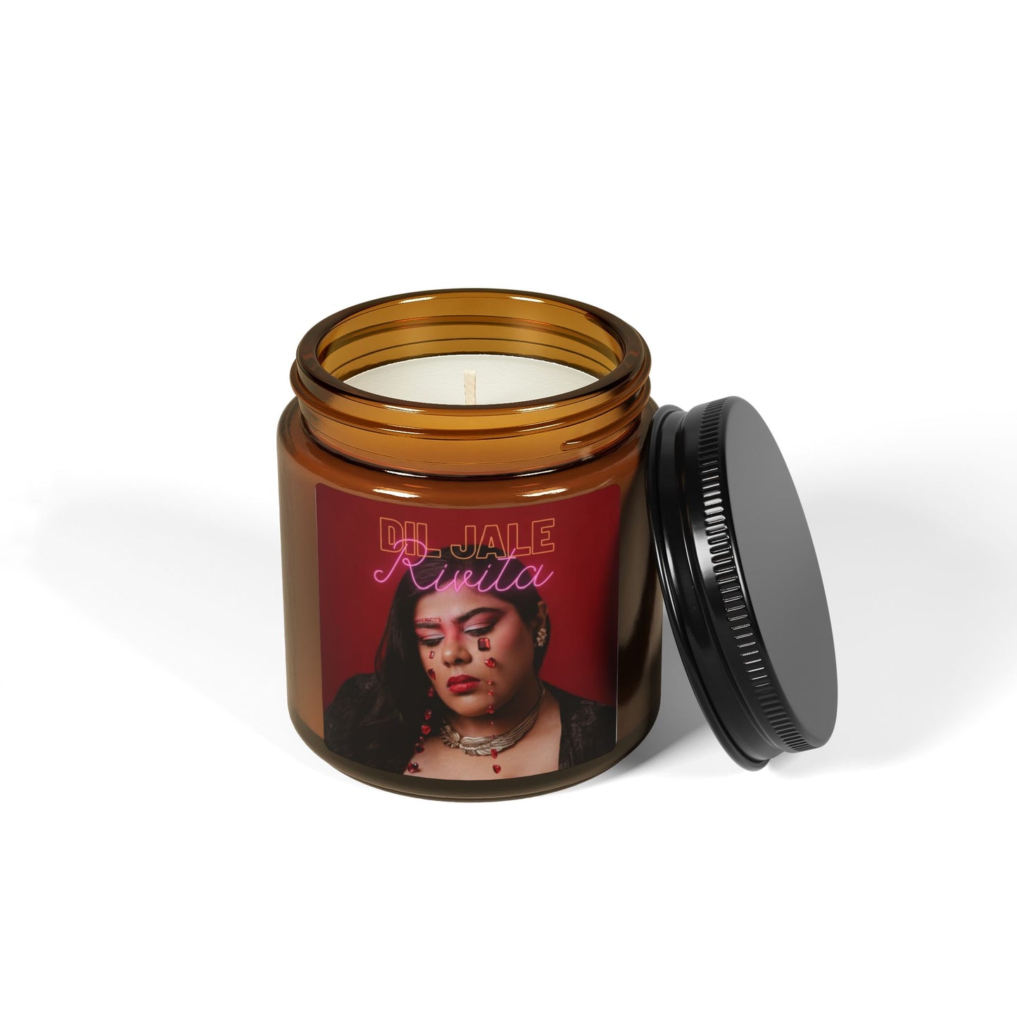 DIL JALE Amber Jar Soy Candle