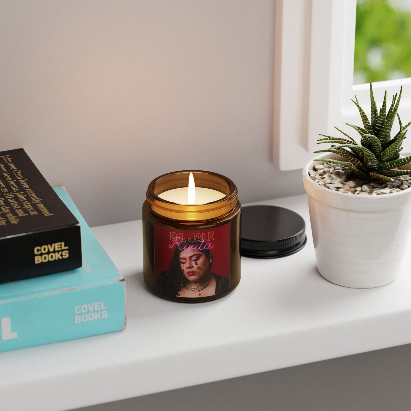 DIL JALE Amber Jar Soy Candle