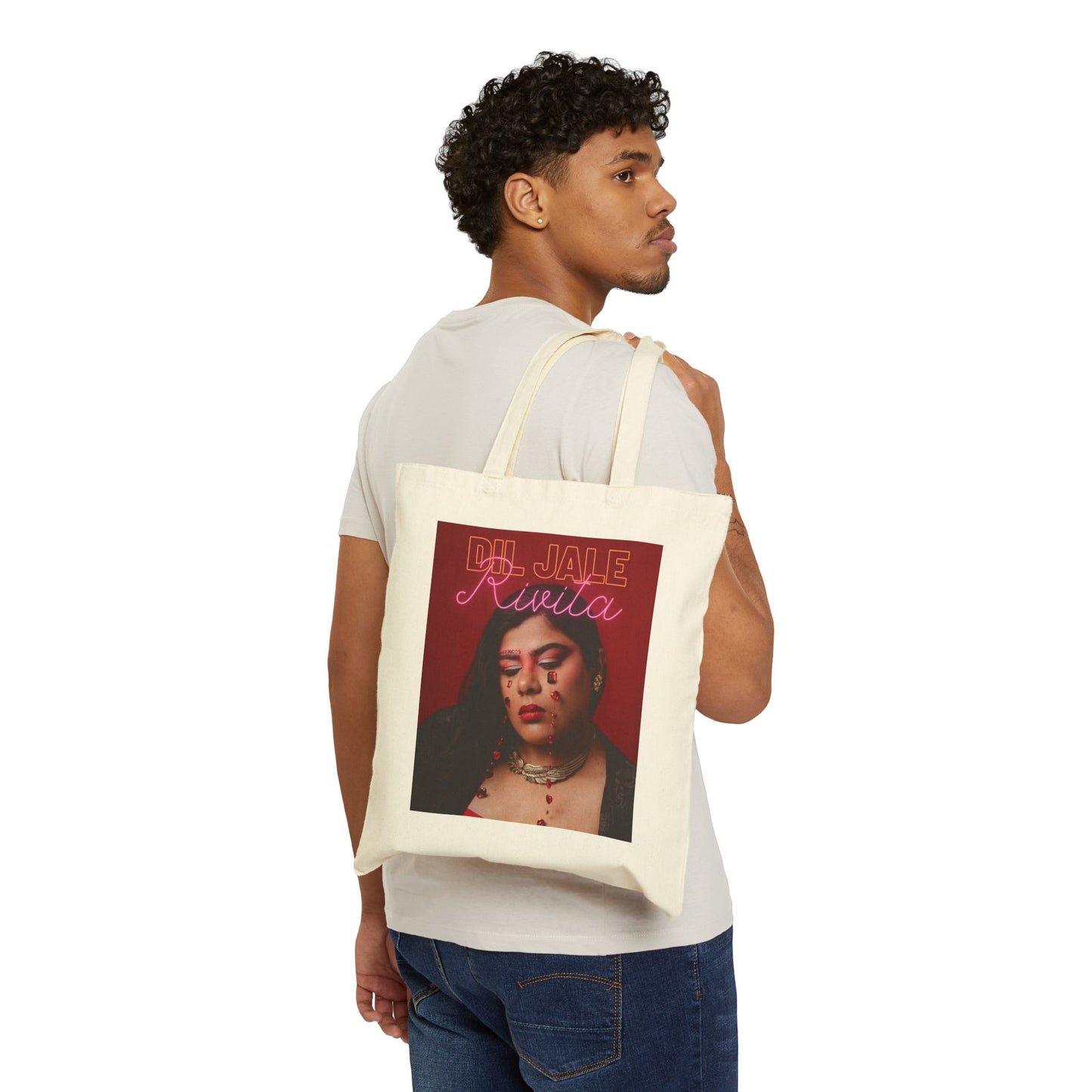 DIL JALE Cotton Canvas Tote Bag